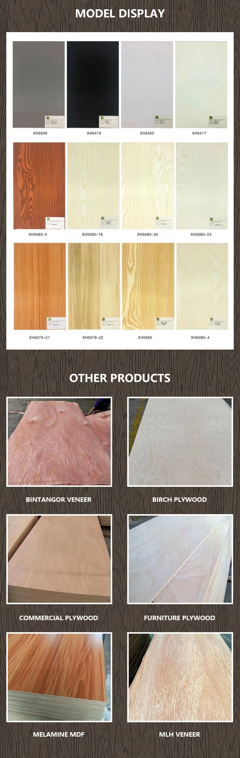 High Quality China Pine Plywood, Okoume, Bintangor, Birch, Commercial Plywood