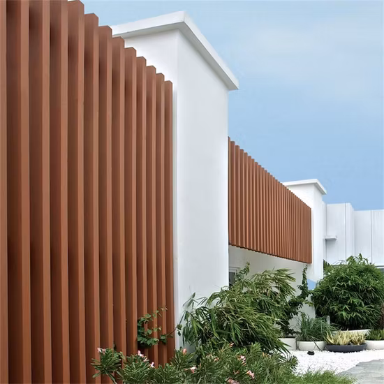 New Design WPC Wood Composite Hollow Square Timber Tube for Interior Decoration