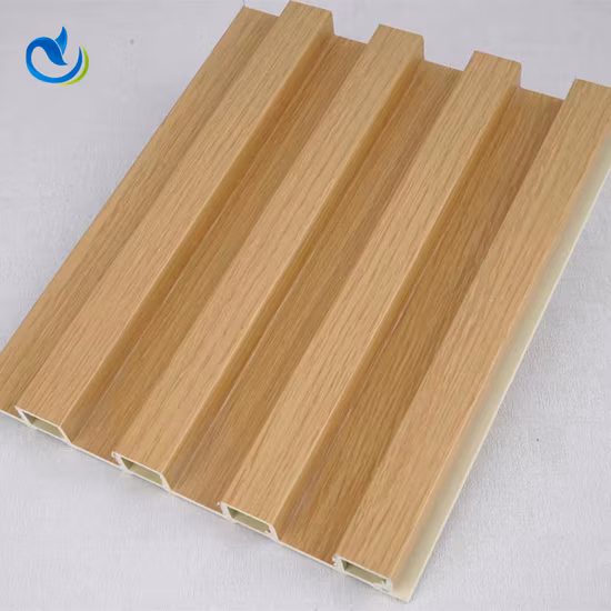 Tubo decorativo de PVC WPC Tubo quadrado à prova d'água WPC ao ar livre